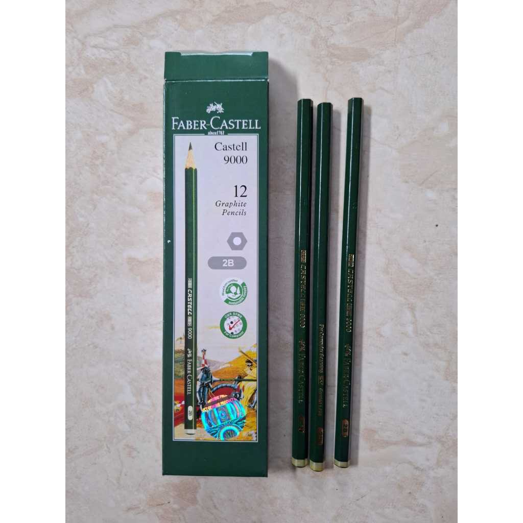 

READY STOCKPensil faber Castell 2B ujian computer (12 pcs)
