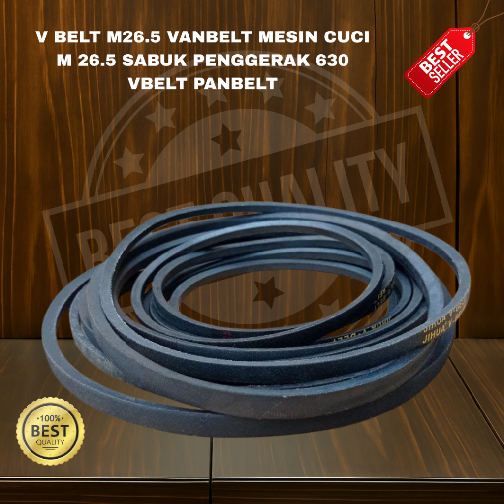 V BELT M26.5 / VANBELT MESIN CUCI PANASONIC SANKEN M26.5 O-630 O6-40