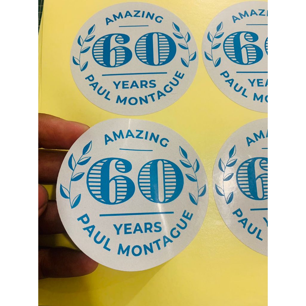 

CETAK STIKER LABEL Choromo A3 CUT / CETAK LABEL KEMASAN MAKANAN Batam