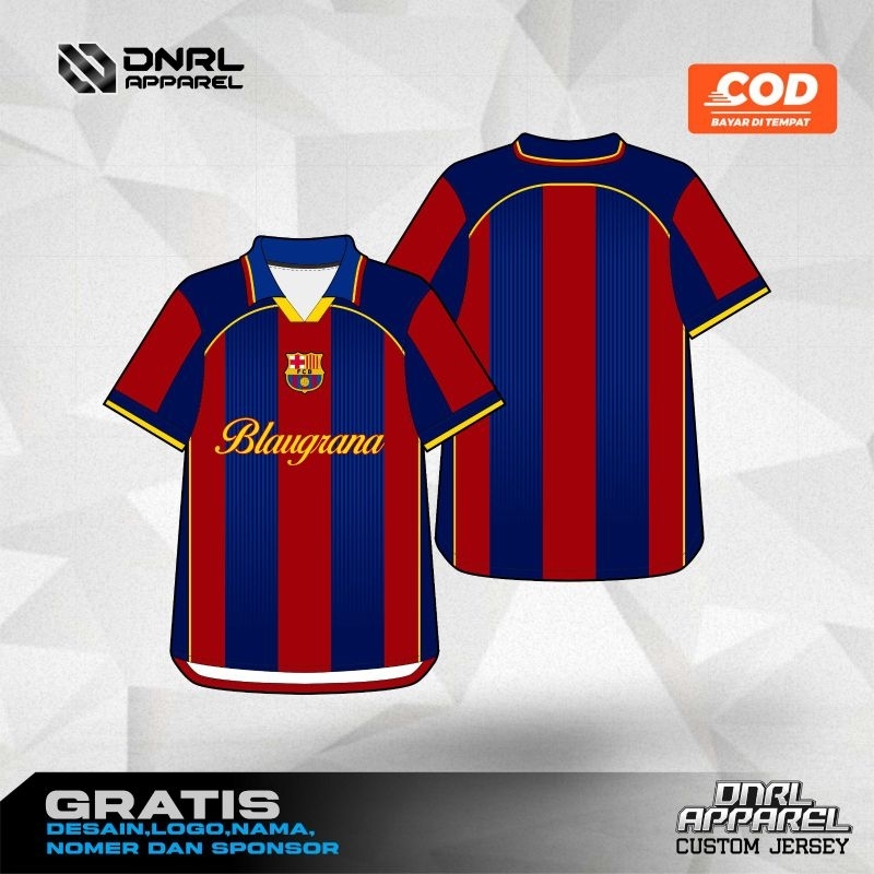 Jersey Vintage Barcelona / Jersey Retro Barcelona / Jersey Barcelona