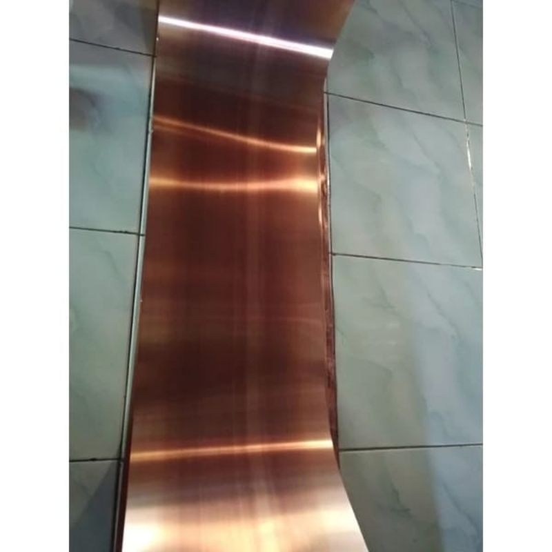 Plat tembaga 0,5mm x 365 x 1200mm - plat tembaga asli original