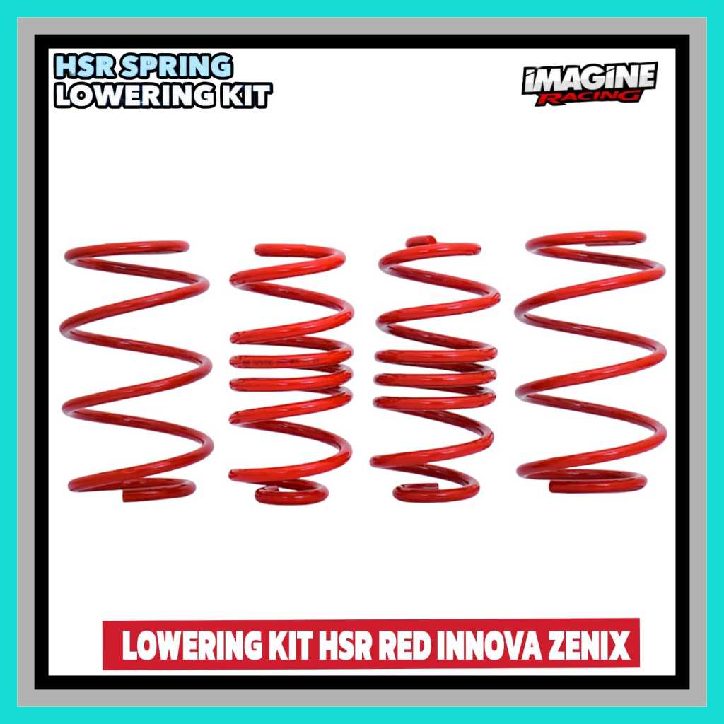 PER CEPER ORIGINAL HSR LOWERING KIT HSR RED INNOVA ZENIX