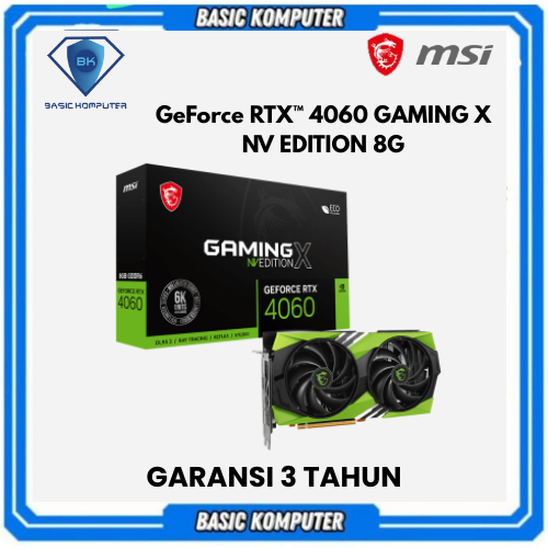 VGA MSI RTX4060 / RTX 4060 GAMING X NV EDITION 8G