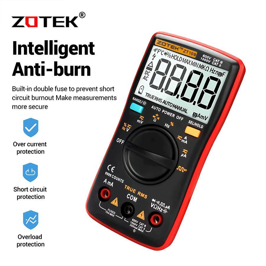 MULTITESTER DIGITAL ZT-109 ORIGINAL / AVOMETER DIGITAL ZOTEK ZT- 109