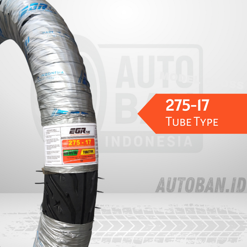 EGR Ban Motor  275-17  Full Press Tube Type – Ban Kuat & Murah Berkualitas