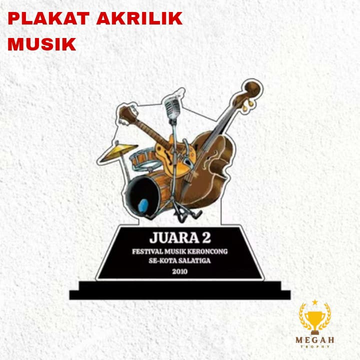 Piala Musik Piala Band Piala Lomba Band Akrilik Custom PIALA MUSIK CUSTOM AKRILIK