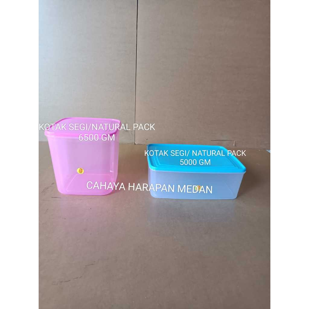 KOTAK SEGI/NATURAL PACK 6500 GM DAN KOTAK SEGI/NATURAL PACK 5000 GM