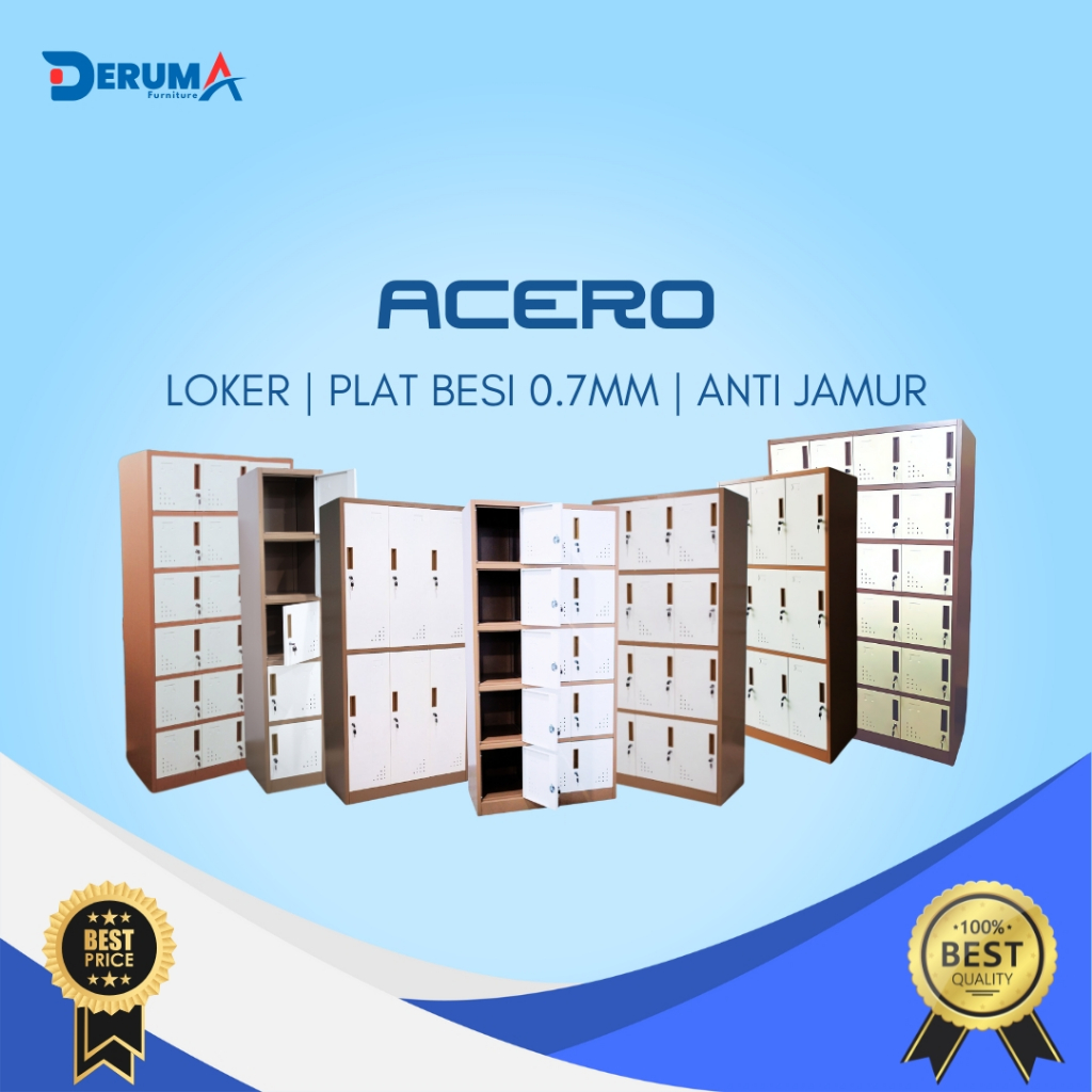 Loker Besi | Brangkas Kantor | Loker 5,6,9,12,15,18,24 Pintu | Lemari Arsip Besi Multifungsi