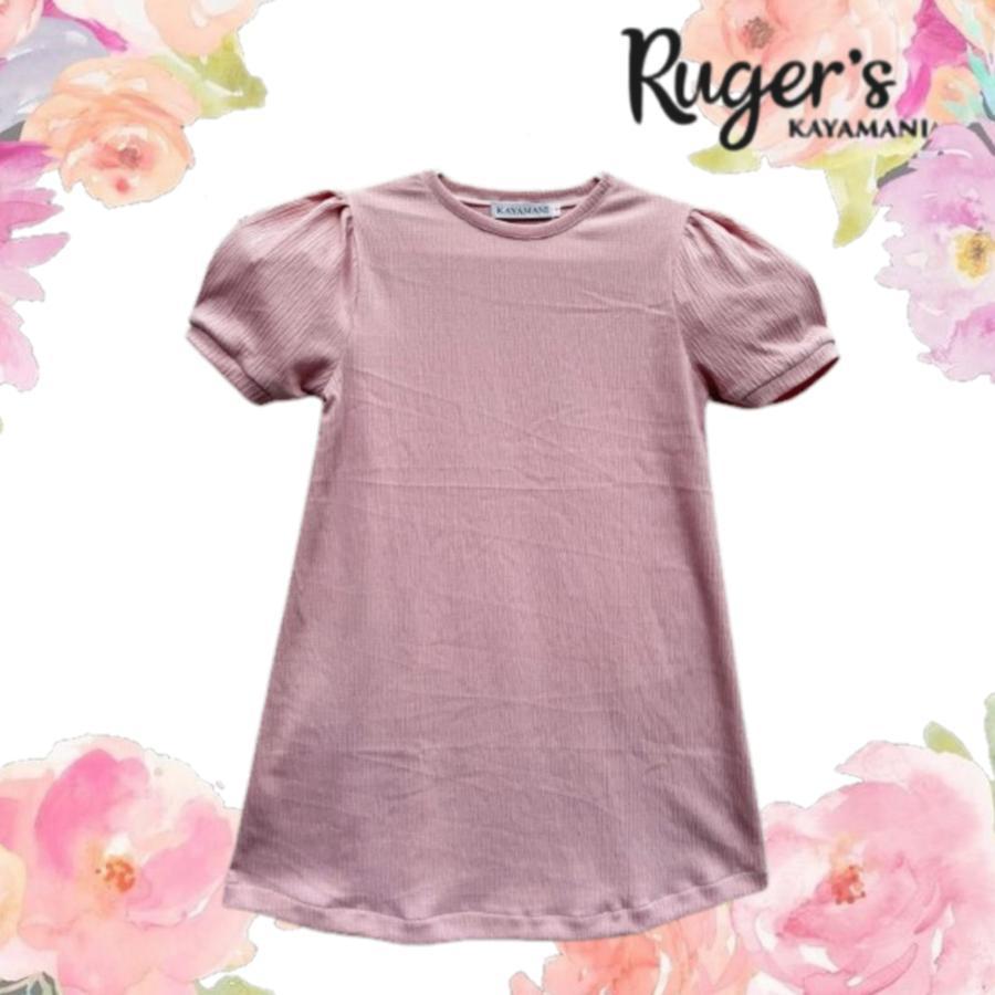 Rugers By Kayamani - Dress Anak Perempuan - Flutter Rose Gold