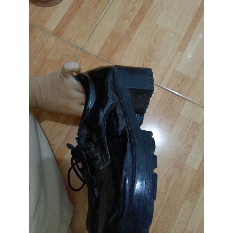 preloved sepatu boot etnik shoes