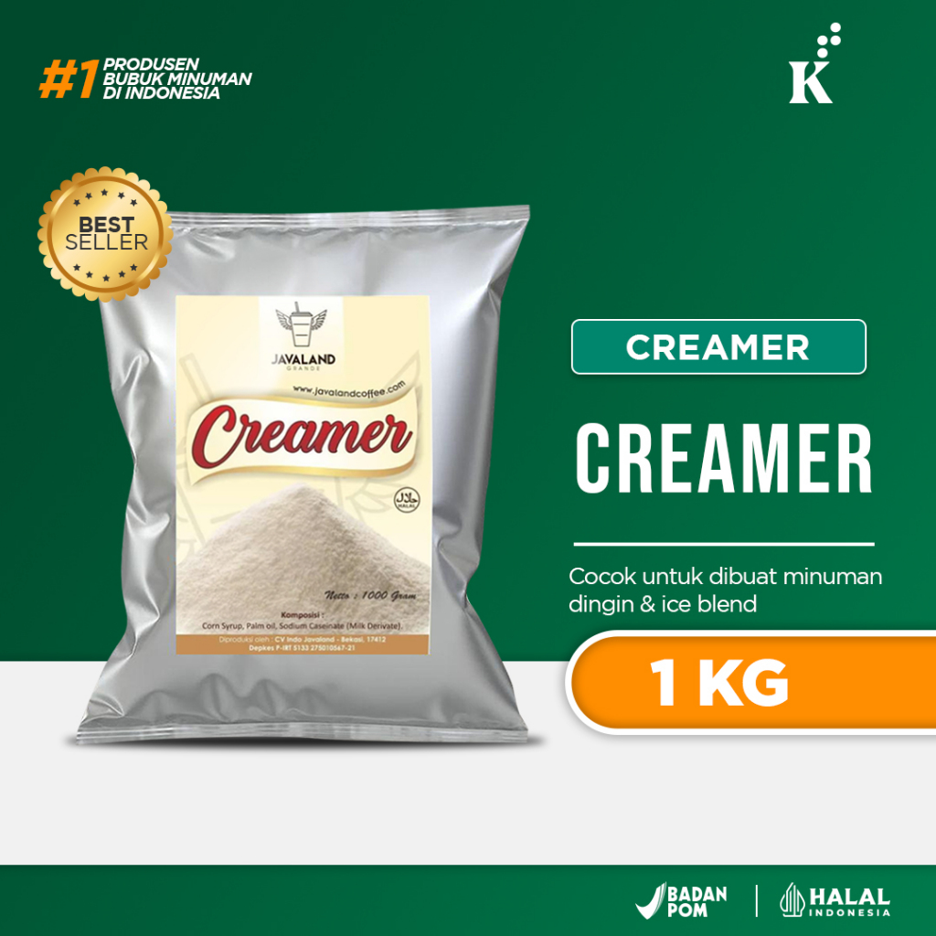 

Creamer Bubuk REGULAR Javaland Kopi Teh susu 1kg