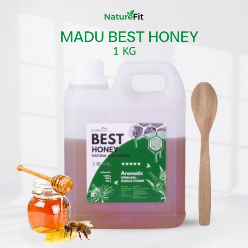 

Best Honey - Madu Asli 100% - Madu Murni - Madu Multiflora Original Natural 1kg