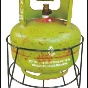 dudukan tabung gas melon / tempat tabung lpg 3 kg