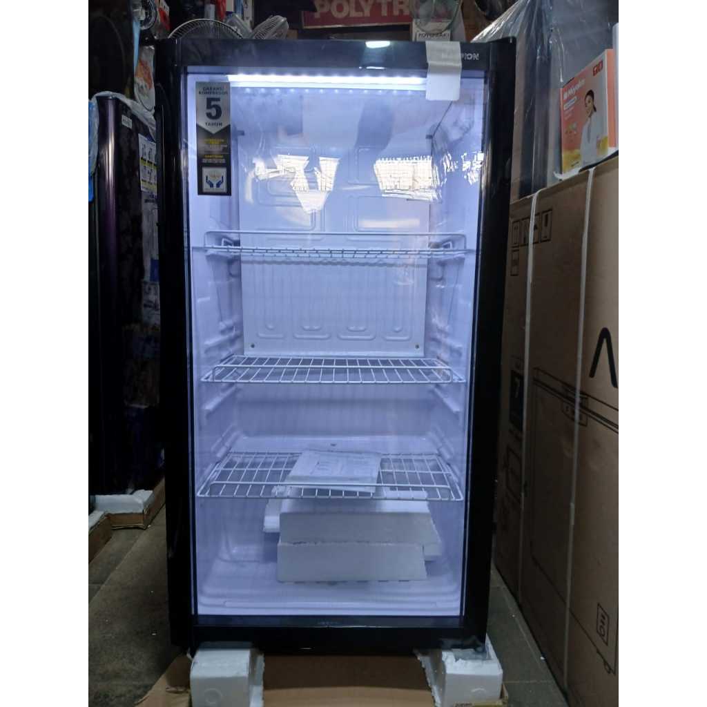 Kulkas Showcase Freezer Pendingin Maspion USG 168 ND - 168 Liter