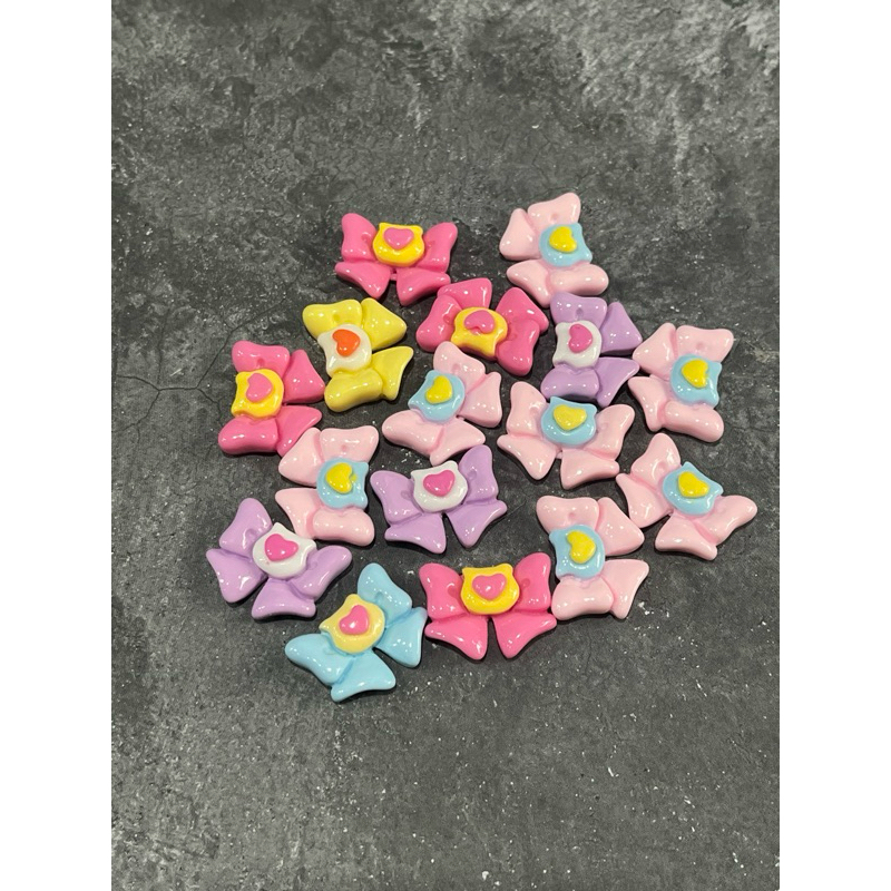 

25pcs clay pita lebar pastel mix warna
