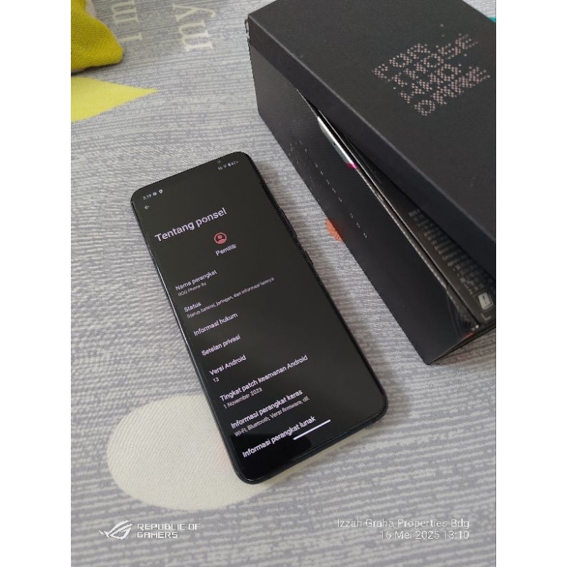 ASUS ROG PHONE 5S TAM FULLSET ORIGINAL MURAH