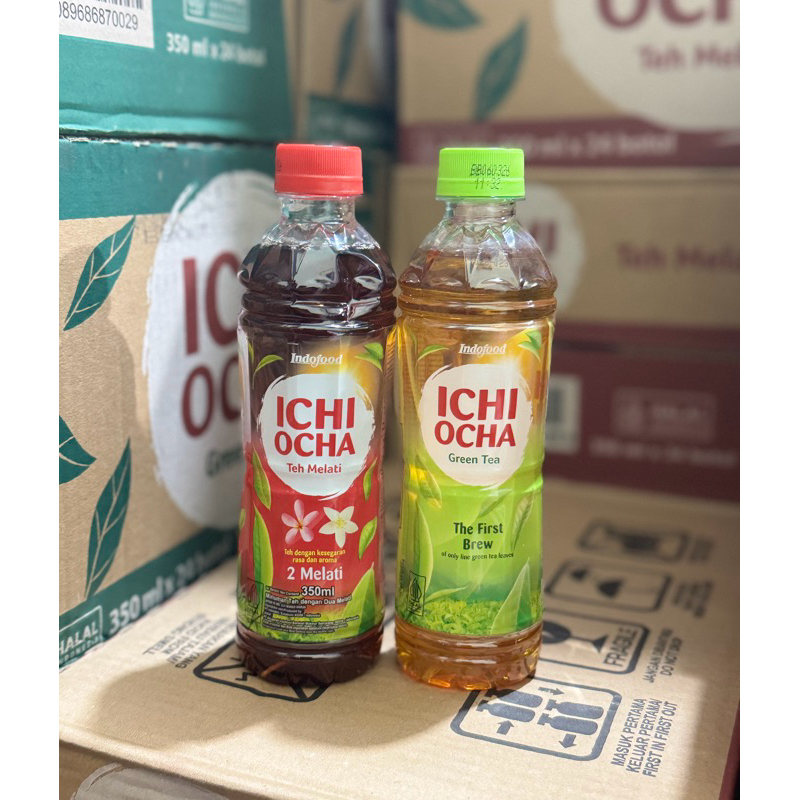 

Ichi ocha teh botol 350ml 1 karton isi 24