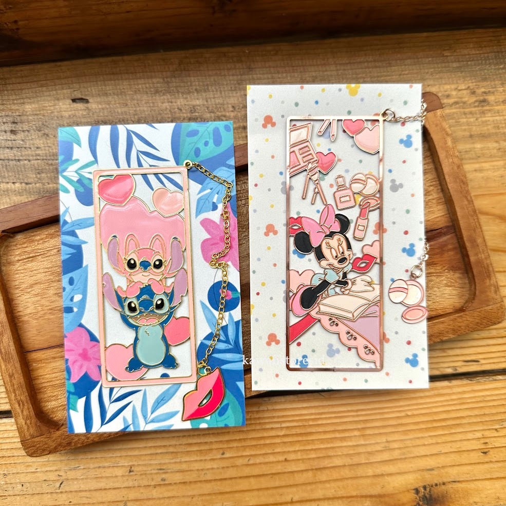 

Pembatas Buku Penanda Buku Bookmark Seri Disney Minnie Mickey Pooh Stitch Alice Frozen Elsa Anna One