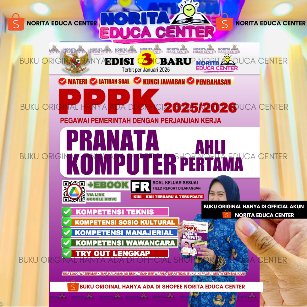 BUKU PPPK PRANATA KOMPUTER AHLI PERTAMA NORITA EDUCA CENTER