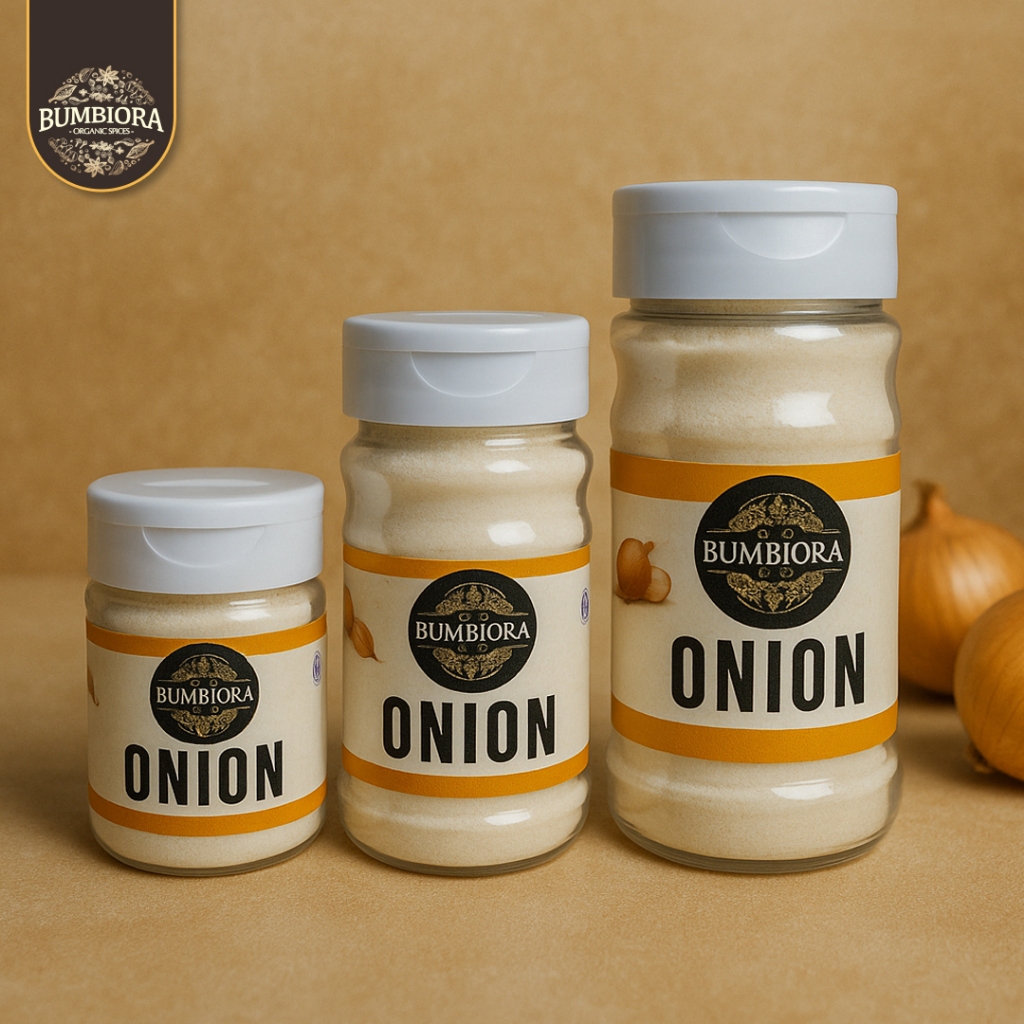 

Bumbiora - Bawang Bombai Bubuk Murni | Onion Powder Premium - 100gr 75gr 45gr