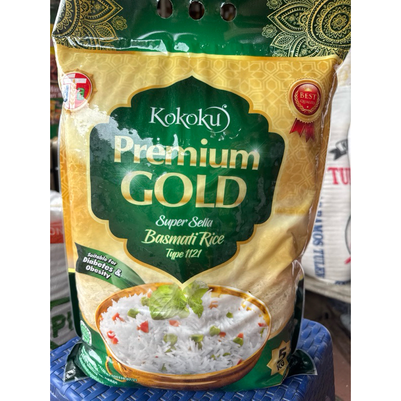 

Beras India / Basmati Rendah Gula 5kg