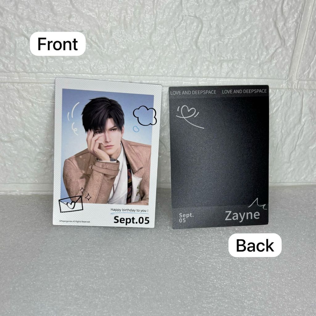 Zayne Love and Deepspace Special Birthday Edition - LIMITED Merch