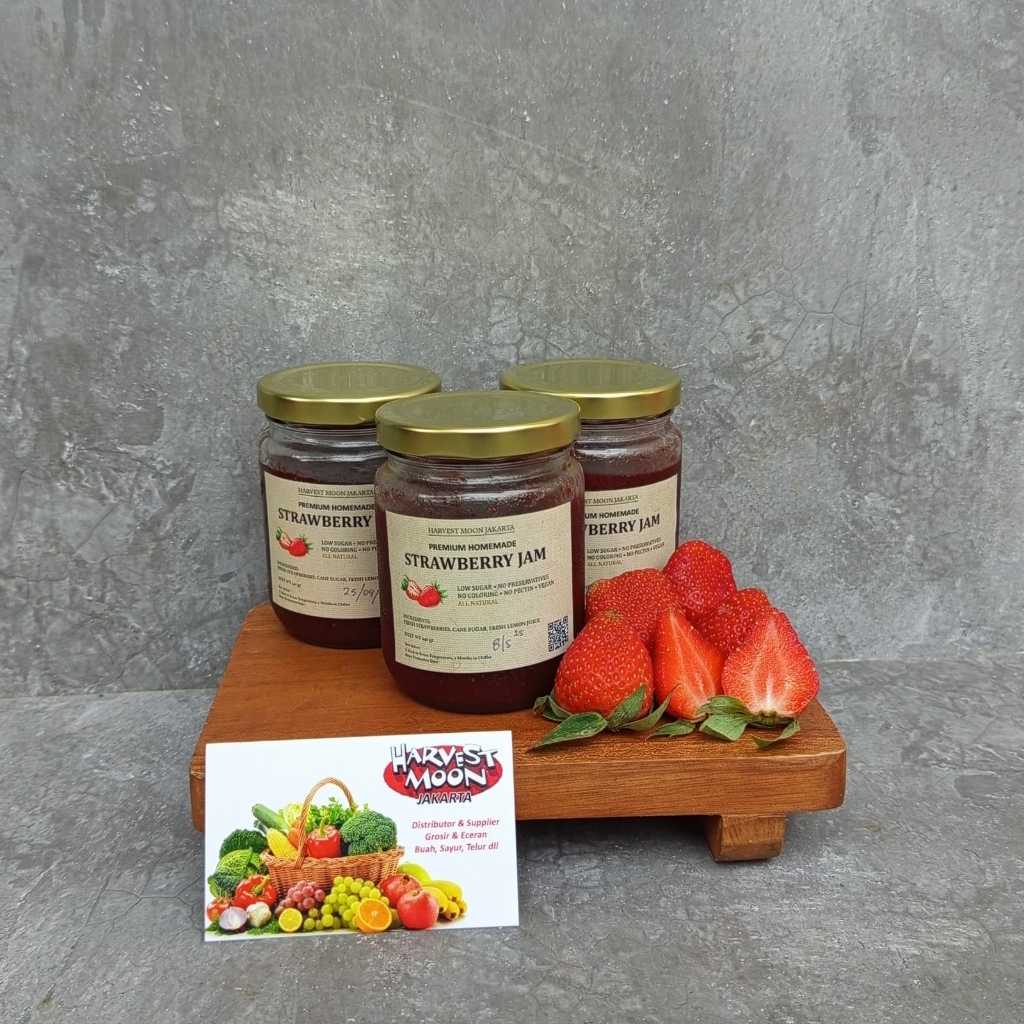 

HarvestMoon Strawberry Jam Premium Homemade @240gr
