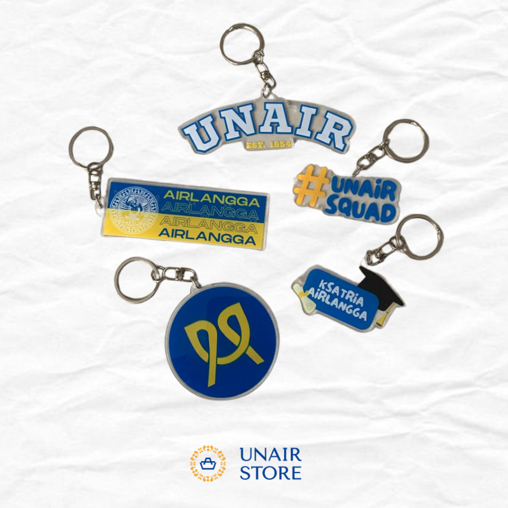 Gantungan Kunci Akrilik Karakter Universitas Airlangga | UNAIR Store