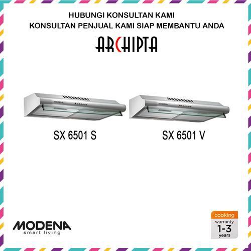 Modena - Tudung Penghisap Asap SLIM COOKER HOOD SX 6501 S, SX 6501 V