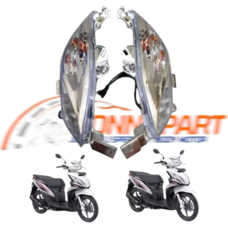 Lampu sein depan kanan kiri sett Assy spacy karbu spacy fi
