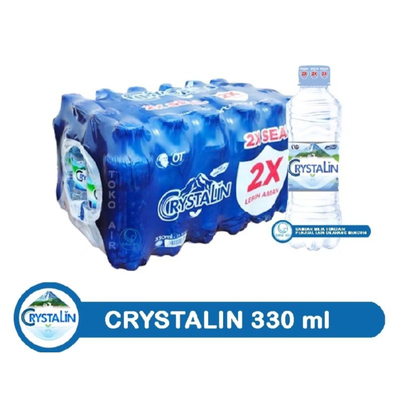 

CRYSTALIN Air Mineral Botol Mini 330ml 1 Dus isi 24 pcs