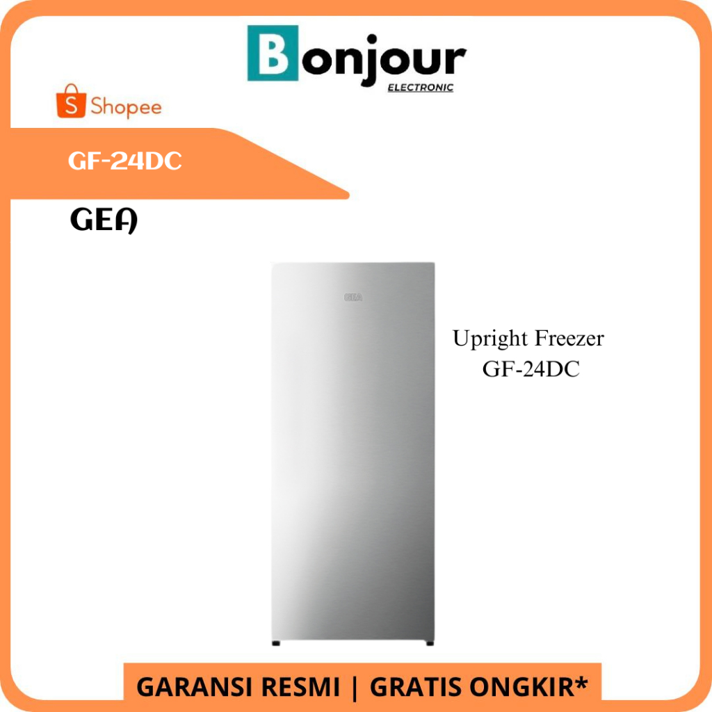 UPRIGHT FREEZER GEA No Frost 189 Liter Kulkas GEA GF-24DC Double Function