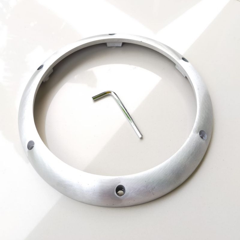 RING/RIM TUTUP DARBUKA ALUMUNIUM 8INC NATURAL FREE KUNCI L