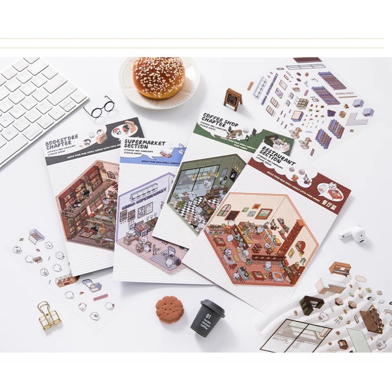 

Premium 3D Sticker DIY Dekorasi Desain Kreativitas Anak