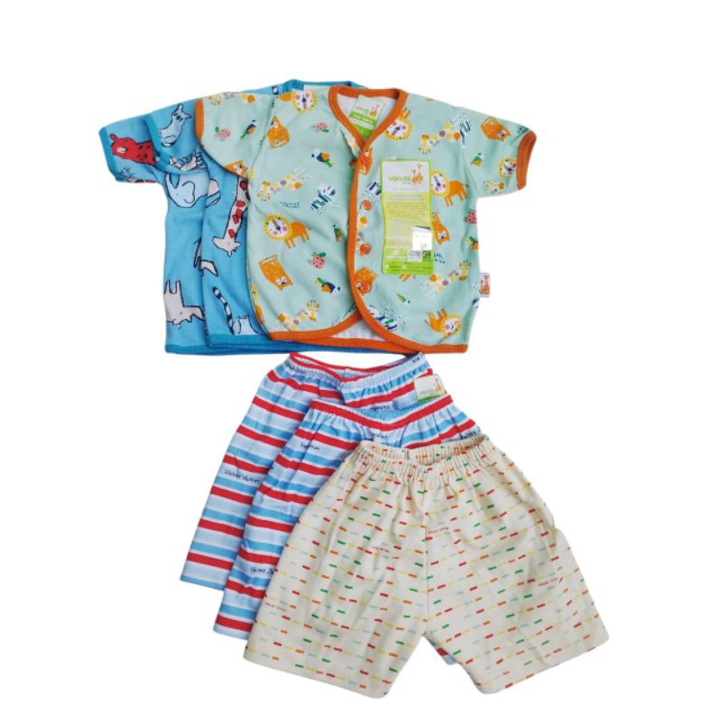 Baju Bayi Velvet Junior Newborn Tangan Pendek
