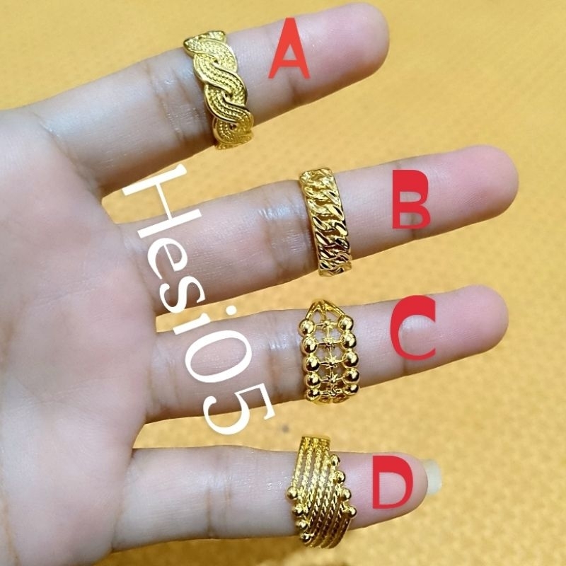 Cincin lapis emas 24k bisa dipakai sehari hari