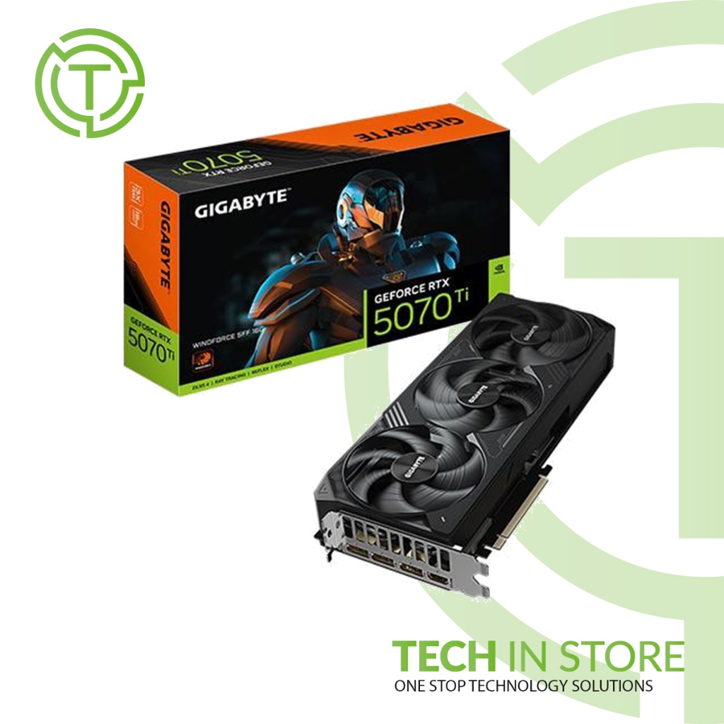 VGA Card Gigabyte GeForce RTX 5070 Ti WINDFORCE SFF 16G - 16GB GDDR7