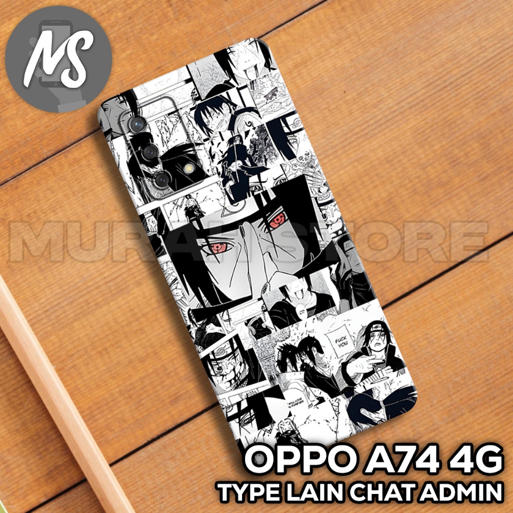 Softcase karet 0PPO A74 /MS45/motif ANIME/case OPPO A74 4G/casing OPPO A74 4G /silikon
