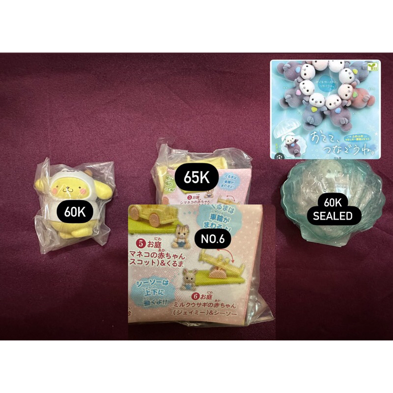 GACHA gashapon sanrio sylvanian families otter figure
