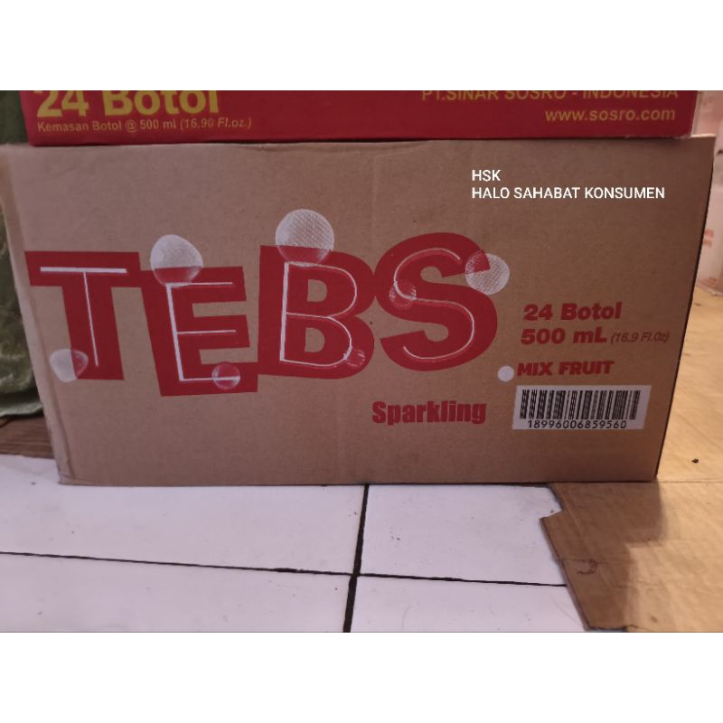 

TEBS BOTOl UKURAN 500 ML (1 KOTAK ISI 24 BOTOL)