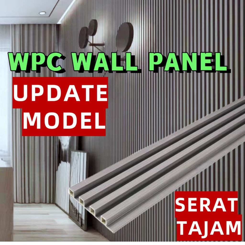 WPC WALL PANEL/ 2.9METER/3METER/WOOD WALLPANEL WPC/Wall Panel PVC /WPC/ WPC PVC KAYU DINDING