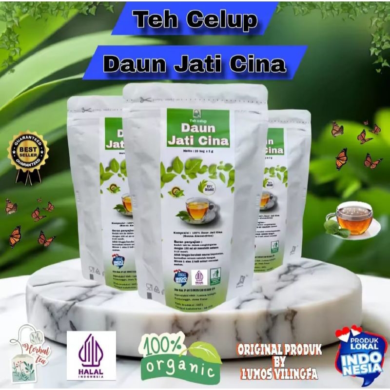 

Teh jati cina celup teh herbal original / minuman pelangsing aman dan alamii