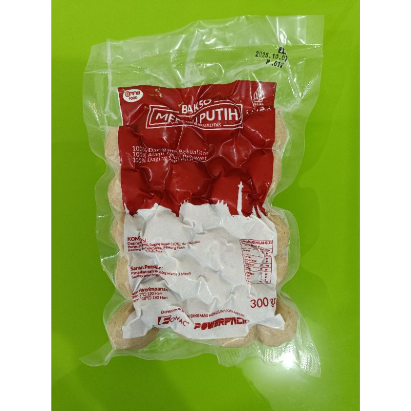 

Bakso Halus Merah Putih 300gr