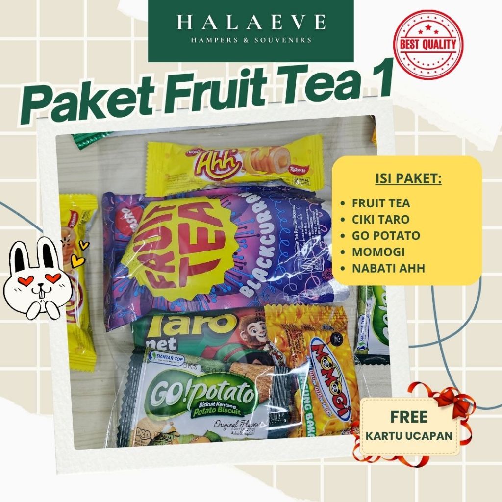 

Paket Snack Ulang Tahun Anak 6000 | FRUIT 1 Hampers Ciki Susu Termurah | Goodie Bag Ultah - HALAEVE
