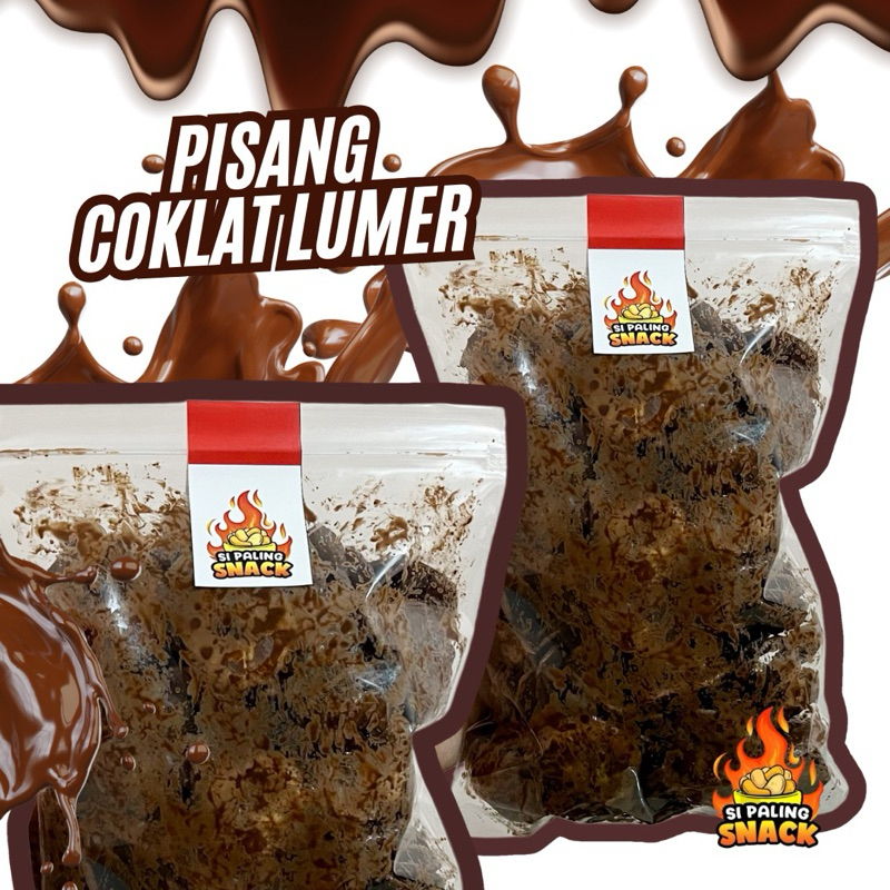 

Keripik Pisang Coklat Lumer 200gram - Cemilan Manis Sipaling Snack