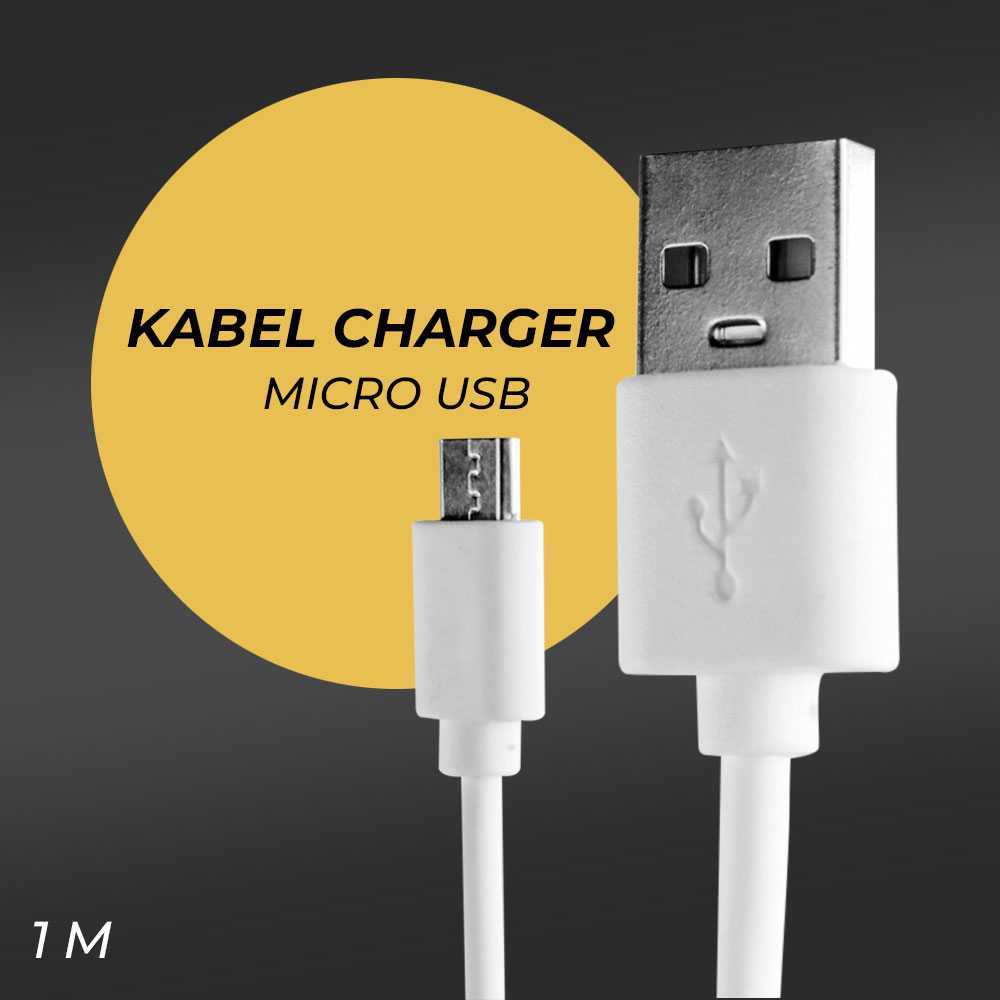 Kabel Charger cas Data Micro USB Multifungsi 2A 1M android / cctv / elektronik / hp
