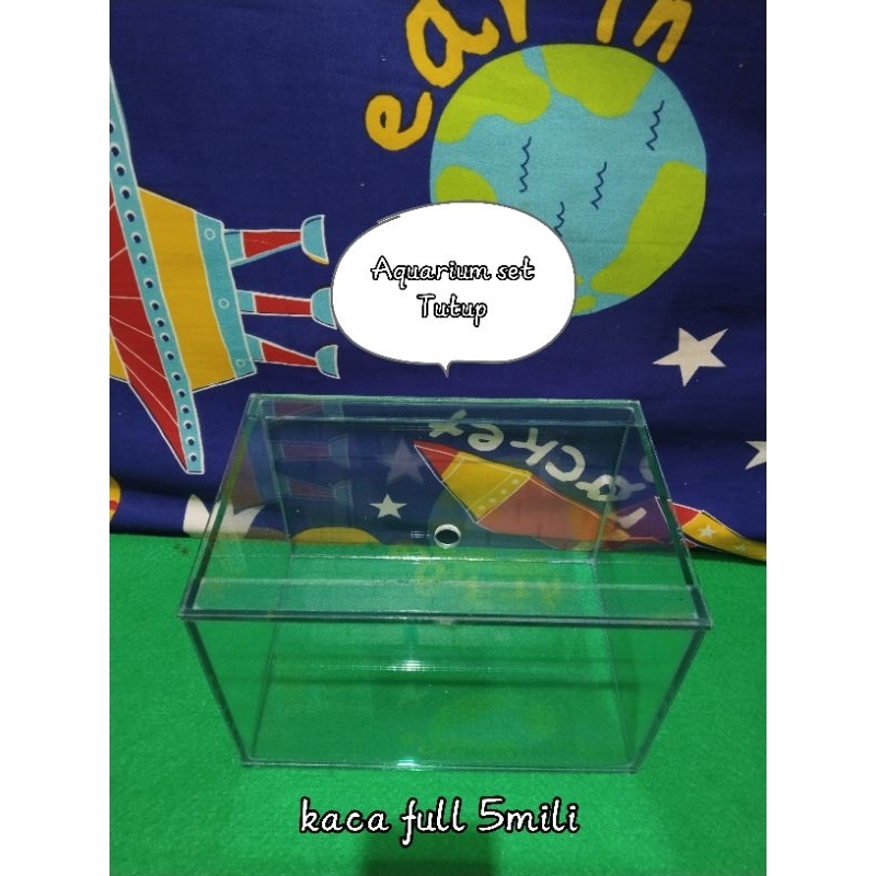 Akuarium chana set tutup