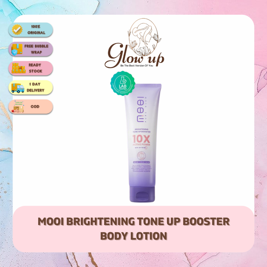 MOOI Brightening Tone Up Booster Body Lotion / Mooi Brightening Tone Up