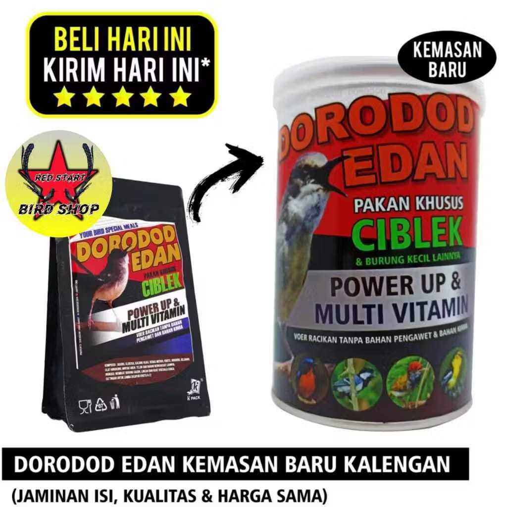 DORODOD EDAN CIBLEK VOER HALUS PAKAN BURUNG CIBLEK
