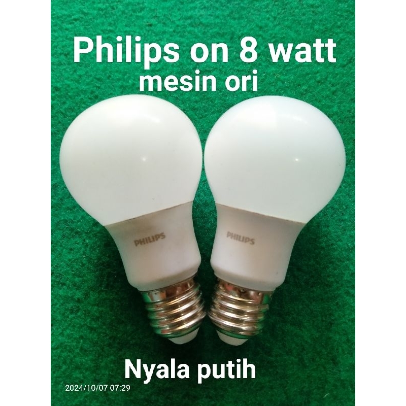 Lampu led Philips bekas/rekondisi 8 watt (mesin ori)